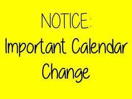 Calendar Change