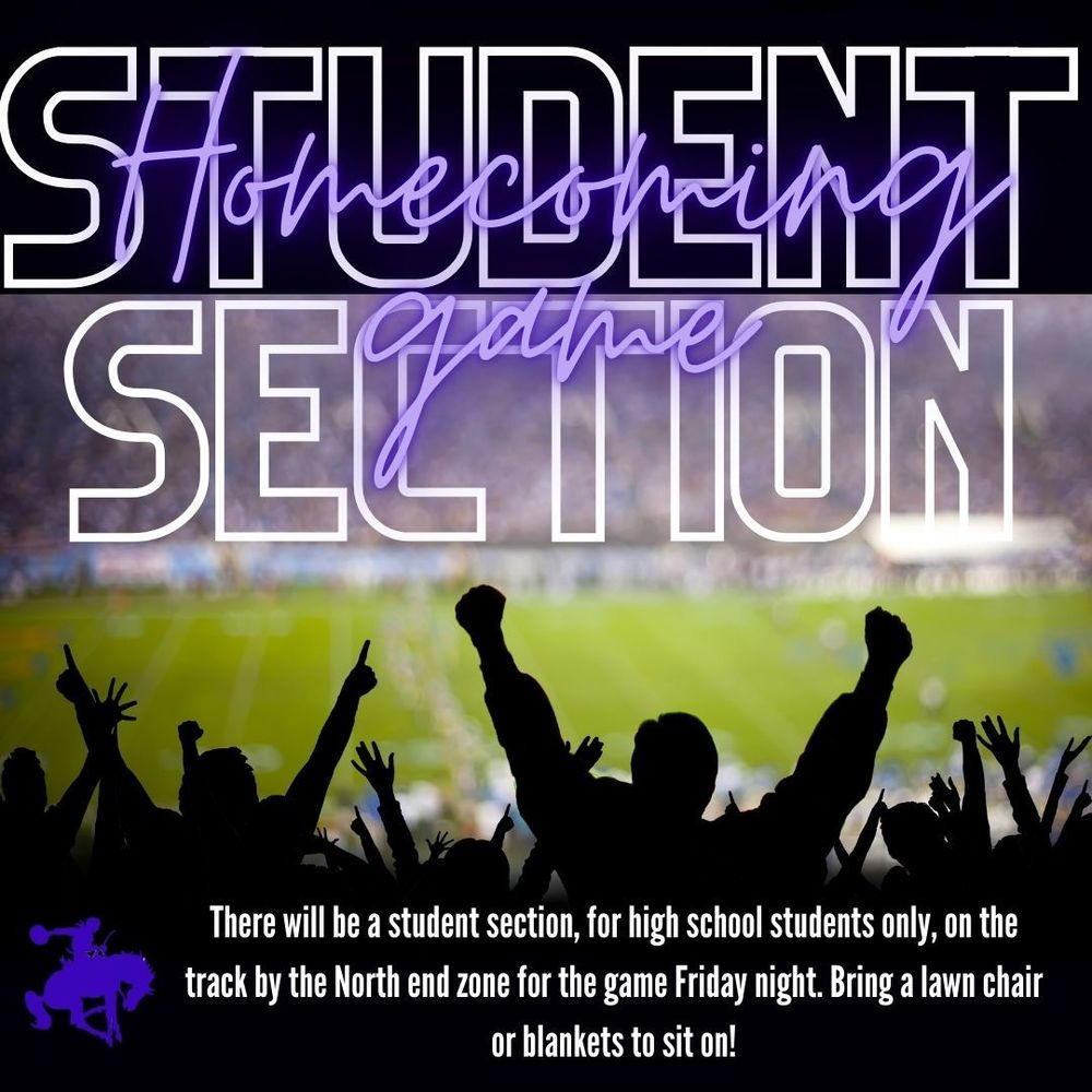 Student section Friday night
