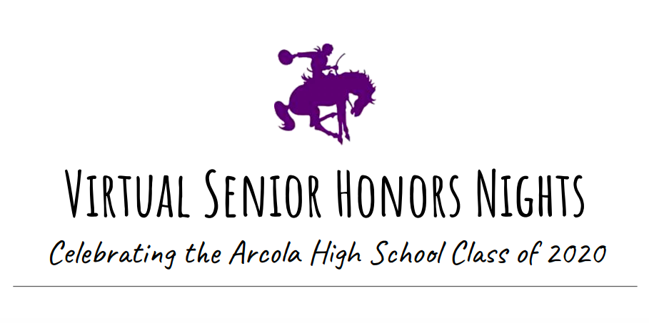 Virtual Senior Honors Nights banner