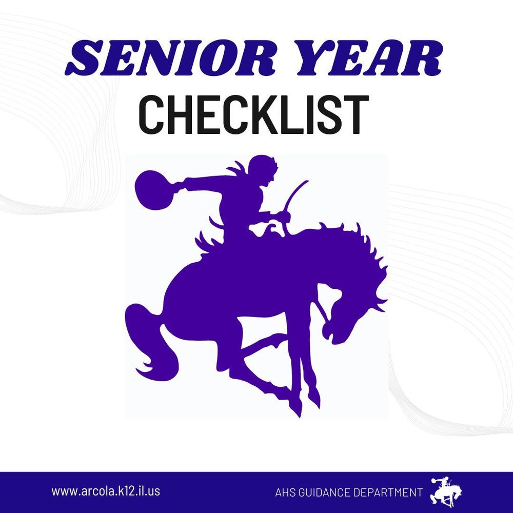 Senior year checklist