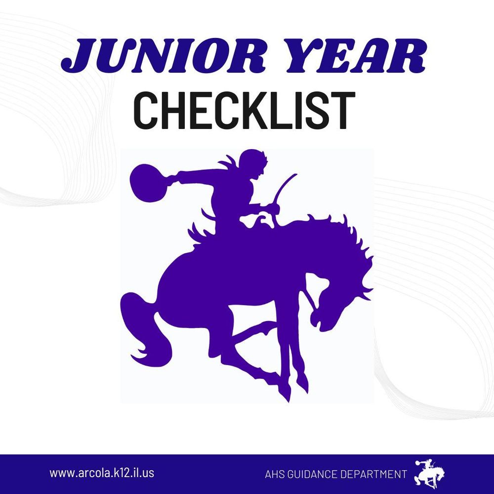 Junior Year checklist