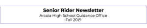 Senior Rider Newsletter- Fall 2019