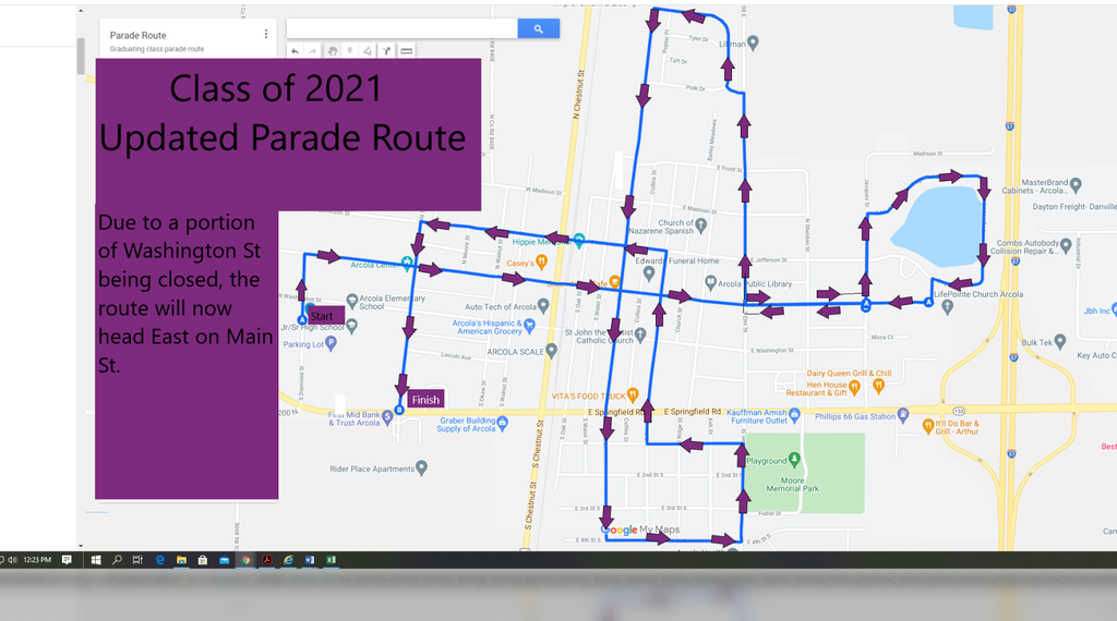 2021 Parade Route