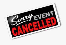 Sorry Cancelled Event Clip Art